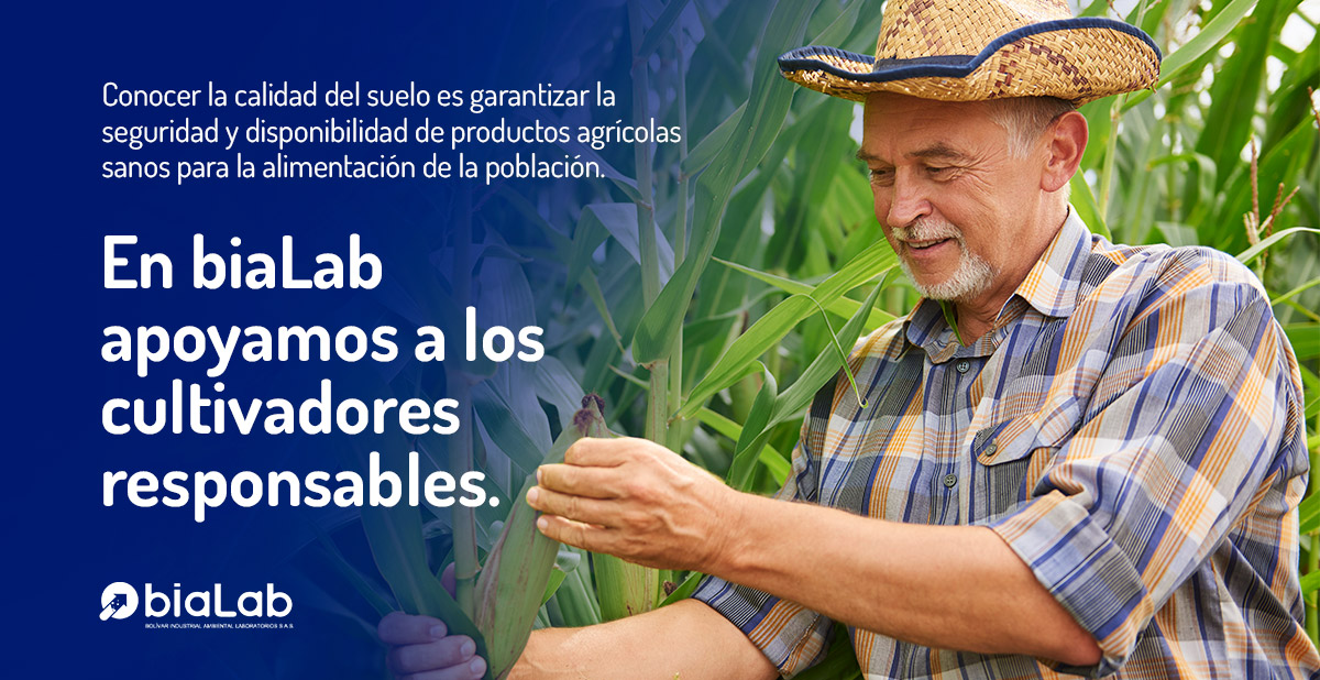 Conocer la calidad del suelo es garantizar la seguridad y disponibilidad de productos agrícolas sanos para la alimentación de la población.  En biaLab apoyamos a los cultivadores responsables.